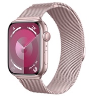 สร้อยข้อมือแม่เหล็กโลหะสำหรับ Apple Watch Series 9 10 Ultra 2 SE