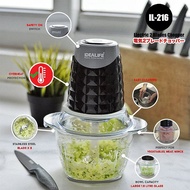 IDEALIFE Eco Food Chopper 1.2 Liter IL-216 Meat Grinder Blender Vegetable Spices