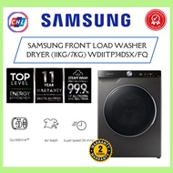 Samsung (Ready Stock+Authorised Dealer) Front Load Washer Dryer (11kg/7kg) WD-11TP34DSX/FQ - Samsung