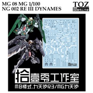 WATER DECAL [TOZ] MG 08 1/100 MB/RE III DYNAMES SLIDE MG08