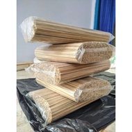 1kg(-+1000pcs)  tusuk sempol/lidi bambu ukuran 30cm /tusuk telor gulung panjang besar /tusuk pentol / tusuk sate tumpul