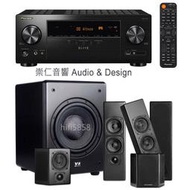 台中『崇仁視聽音響』PIONEER VSX-LX104(B)+M&amp;K Sound M70x3+M40Tx2+V8家庭劇院