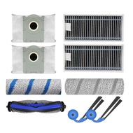 Robot vacuum main brush/side brush/dust bag/filter/Roller cloth compatible with Ecovacs T80S/T80S PR