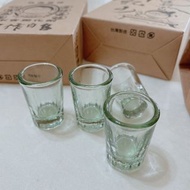 台灣玻璃館鈉鈣玻璃杯 高粱酒杯 10ml 十二入一盒