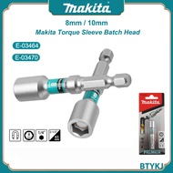 Makita Torque Sleeve Batch Head 8mm/10mm 1/4'' Hex Shank 65mm Nut Setter Driver Drill Bit Holders Anti-Impact Self-Tapping Screwdriver