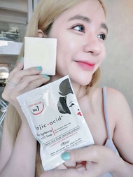 สบู่ฟอกผิวหน้าผิวกายกระจ่างใส kojic lightening soap ขาวเร่งด่วน ผลัดเซลล์ผิว ยิ่งฟอกยิ่งขาว  ลดผิวหย