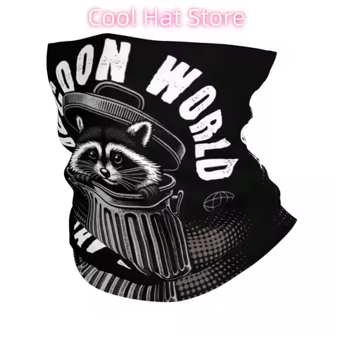 Raccoon Neck Gaiter Face Scarf Cover Neck Gaiter Men Women Bandana Scarf Thin Summer