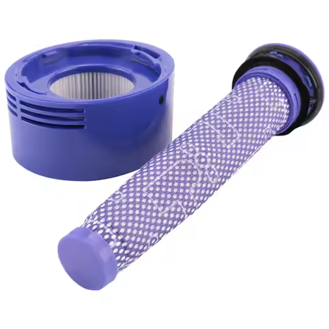 A62X Pre Filter + HEPA Post-Filter Kit for Dyson V7, V8 Cordless Vacuum, Replacement Pre-Filter and 