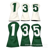 Golf Digital Wood Club Cover No.1 Wood Fairway Wood Iron Wood Pole Golf Club Head Cover A9QN
