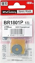 NT-BR1801P Rolling Cutter, Replacement Blade, Round Blade, 0.7 inches (18 mm), 1 Piece