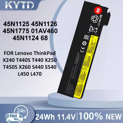 KYTD 45N1775 68 Laptop Battery For Lenovo Thinkpad X270 X260 X240 X240S X250 T450 T450S T440S K2450 