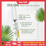 Mascara dầu dừa dưỡng mi dung tích 8ml dưỡng mi dầu dừa nguyên chất giúp mi dài và dầy hơn có video