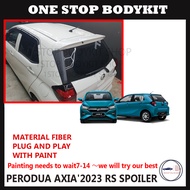 PERODUA AXIA'2023 RS SPOILER