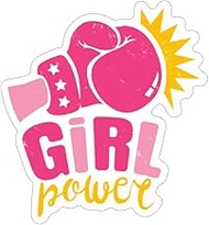 Skwalk MDF Fridge Magnet with Funny and Inspirational Quotes-Girl Power,Perfect for Gifting and Deco