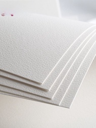 กระดาษอะคริลิกผ้าฝ้าย Baohong 300 กรัม กระดาษอะคริลิกสีน้ำเนื้อหยาบละเอียดและปานกลาง แผ่นบันทึกภาพวา