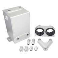 Universal 3L Billet Fuel Surge Tank with Dual 044 Fuel Pump Bracket