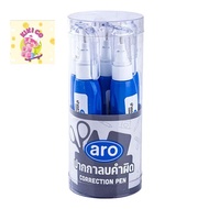 Aero Correction Pen Steel Head 9 Ml. x 6 Correctional Rights Copyright