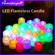 lampu lilin led candle lights Flameless candle light with AG10 battery for romantic room birthday pa