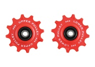 12T+12T SRAM Oversized Ceramic/Steel Bearing Jockey Wheel Pulley Set for 10/11Speed OSPW Sram Red/Fo