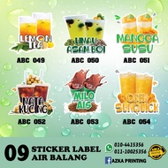 STICKER AIR BALANG A4 | A3 | AIR BALANG | STICKER BALANG KALIS AIR (3)