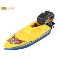 Kids Speed Boat Ship Wind Up Toy Bath Toys Shower Toys Float in Water Kids Classic Clockwork Toys fo