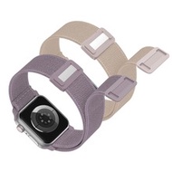 2 ชิ้น/ชุด สายรัดแบบห่วงทอระบายอากาศน้ำหนักเบาพร้อมตัวล็อคแม่เหล็ก, เหมาะสำหรับ Apple Watch 49 มม. 4