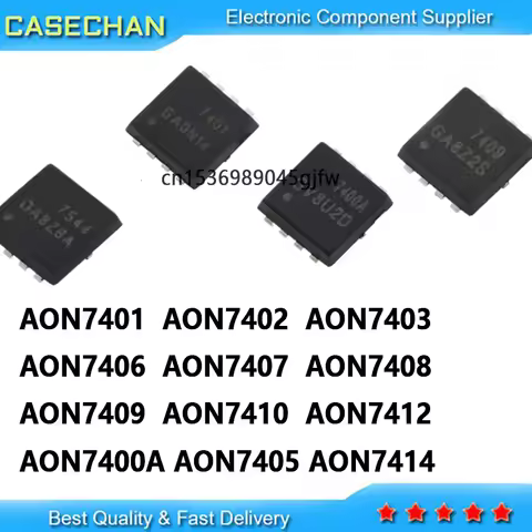 10Pcs New AON7401 AON7402 AON7403 AON7406 AON7407 AON7408 AON7409 AON7410 AON7412 AON7400A AON7516 A