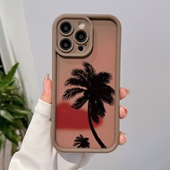 Coconut tree Phone case for OPPO A38 A18 A98 A38 A53 A12 A76 A58 A55 reno11 reno10 reno8 reno7 reno6 reno5 reno4 Soft Shockproof Silicone cover