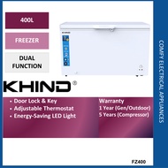 KHIND Chest Freezer (400L) FZ400