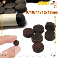 SUHU Pool Cue Tips, Wear Resistant Anti-slip Billiard Cue Tips,  9/10/11/12/13mm High Elasticity Cow
