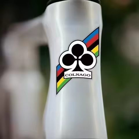 "Colnago Cycling Brand" Sticker, Ideal for Bike Frames, Helmet Visors, Adding a Pro Cycling Vibe