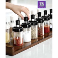 Ank Kitchen Spice Bottle/Kitchen Spice Jar/Multipurpose Kitchen Thick Glass Spice Holder