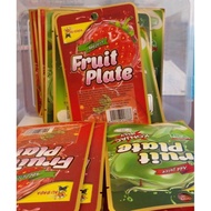 (HALAL) Fruit Plate(Konjac Jelly) / Flavours Apple + Strawberry/JAJAN LEGEND | OLDSCHOOL JUNK FOOD | JAJAN ZAMAN BUDAK |
