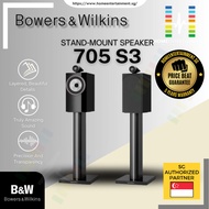 BOWERS & WILKINS B&W 705 S3 BOOKSHELF SPEAKERS (EXPERIENCE THE TRUE SOUND NOW) (IN-STOCK | PRICE BEA