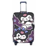 Sanrio Kuromi Travel Luggage Cover 18-32 Inch High Stretch Thickened Luggage Cover Dustproof, Anti-Scratch Suitcase Protective Cover Cover