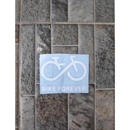 HB6 Cutting Stiker Logo Bike Forever Motor Buku Helm Laptop HP Tas