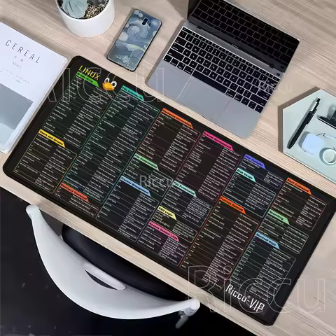 Linux Commands Line Mouse Pad Large Mousepad Shortcuts for Red Hat Ubuntu OpenSUSE Arch Debian Unix 