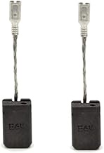 2x Trade-Shop Motor Carbon Brushes 6 x 10 x 17 mm for Bosch GWS 17-125 Inox (3 601 G9M 0E0, 3 601 G9