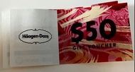 Haagen daz gift voucher 現金券 雪糕券