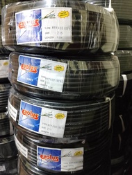 Kabel listrik 2X1,5 (50M) EVOLUS warna hitam 50METER