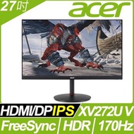 奇異果3C &lt;福利品&gt; Acer Nitro 27吋2K HDR廣視角電競螢幕(XV272U V)