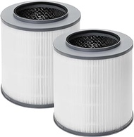 Senowi 2 Pack Medium Room True HEPA Air Purifier Replacement Filter Compatible with Clorox 11030 &amp; 11031 Air Cleaner Purifier for Home,1,000 Sq. Ft. Capacity,Part #12030