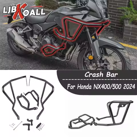 NX400 NX500 Upper and Lower Crash Bar Engine Guard For Honda NX400 NX500 2024 Bumper Falling Protect