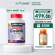 Viên uống bổ tim Kirkland Signature CoQ10 300mg giúp bổ tim mạch của Mỹ 100 viên