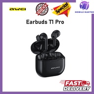 AWEI T1 Pro Bluetooth 5.3 Touch Control Low Latency True Wireless Sports Earbuds Black color