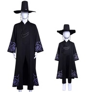 Anime KPop Saja Boys Demon Hunter Jinu Saja Cosplay Black Costume Stage Performance Saja Baby Costum