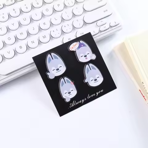 2025 SKZOO Korea's latest popular concert supports PVC brooch set with accessories