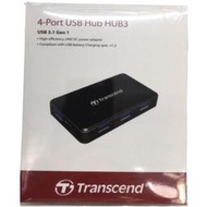 [玉山網]  TRANSCEND 創見  4-Port HUB USB 3.1 集線器  TS-HUB3K 附變壓器