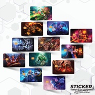 Sticker Anime DOTA 2 DOTA2 Stiker Card Cover ATM Bank Debit Credit Access Touch n Go TnG Chip
