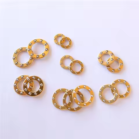 10pcs/lot Mini Plane Axial Ball Bearing Ceramic Ball Steel Ball Thrust Bearing Copper Bearing Foldin